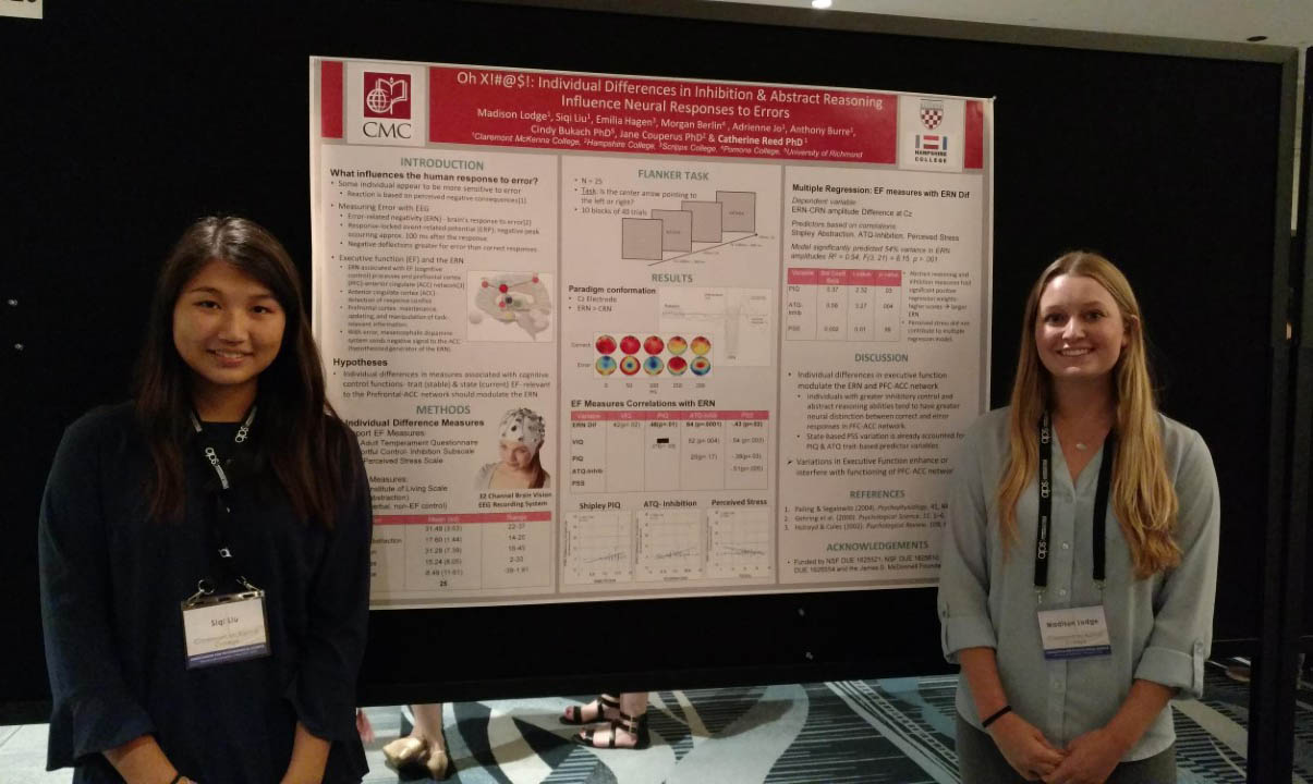 Audrey Siqi-Liu and Madison Lodge at the Association of Psychological Science